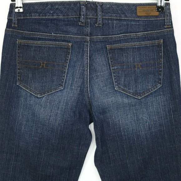 Tommy Hilfiger American Freedom Bootcut Jeans Modern‎ Rise Stretch 8 X 31 - Picture 8 of 10